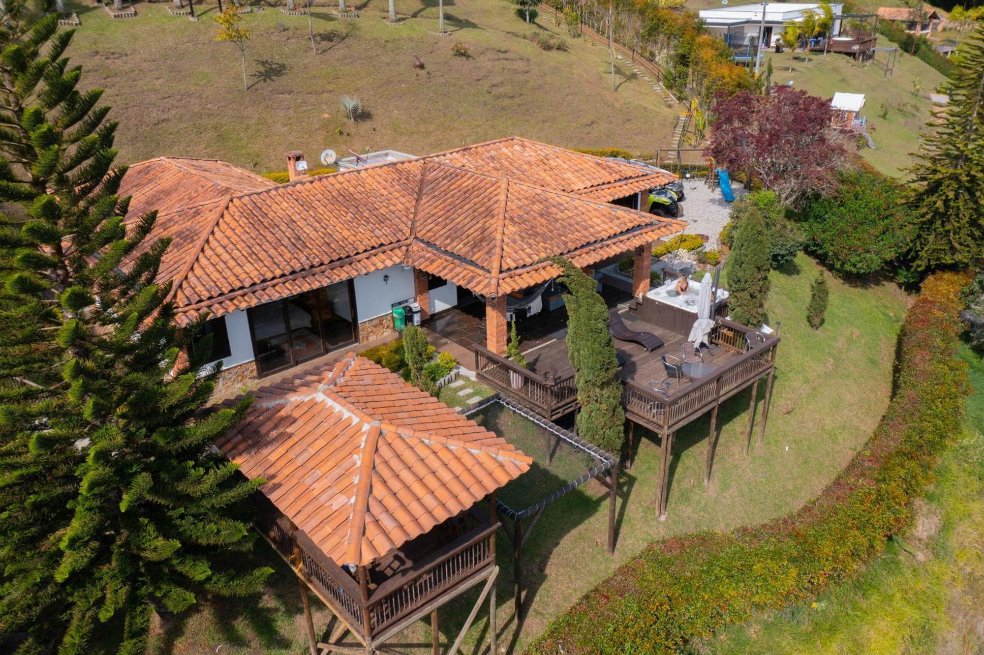 Vila Casa Campestre Montecarlo Guatape- Desayuno A Pareja Exteriér fotografie