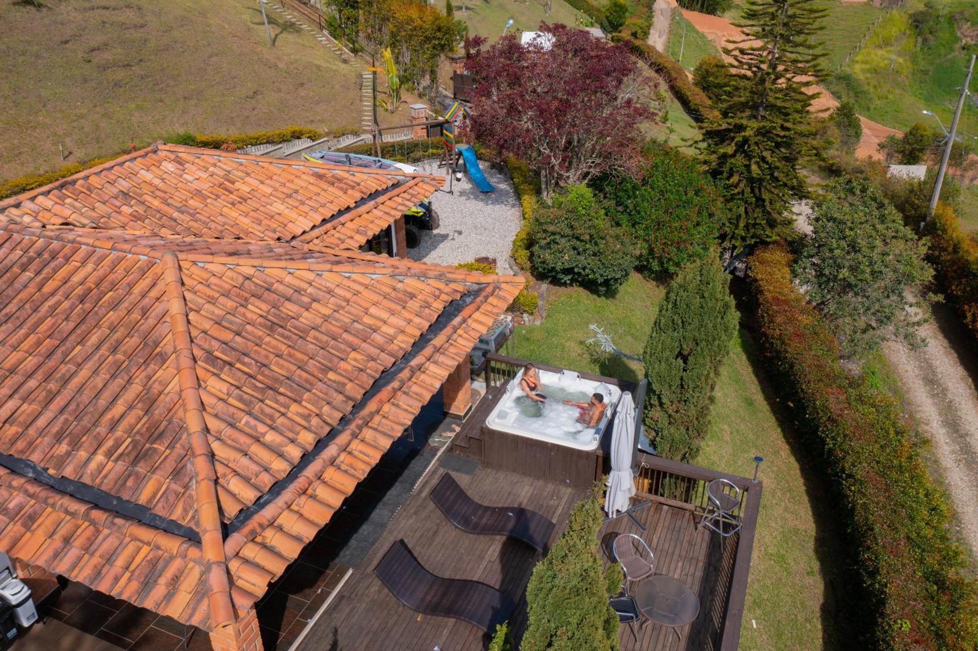 Vila Casa Campestre Montecarlo Guatape- Desayuno A Pareja Exteriér fotografie