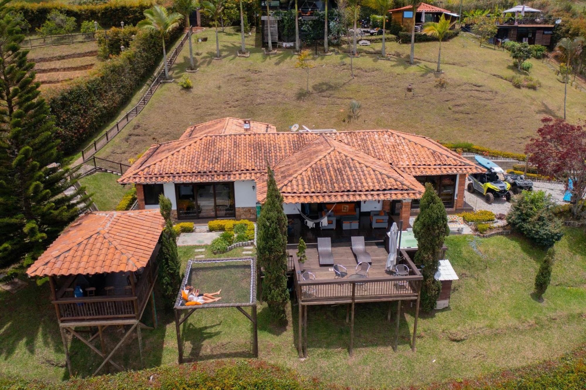 Vila Casa Campestre Montecarlo Guatape- Desayuno A Pareja Exteriér fotografie