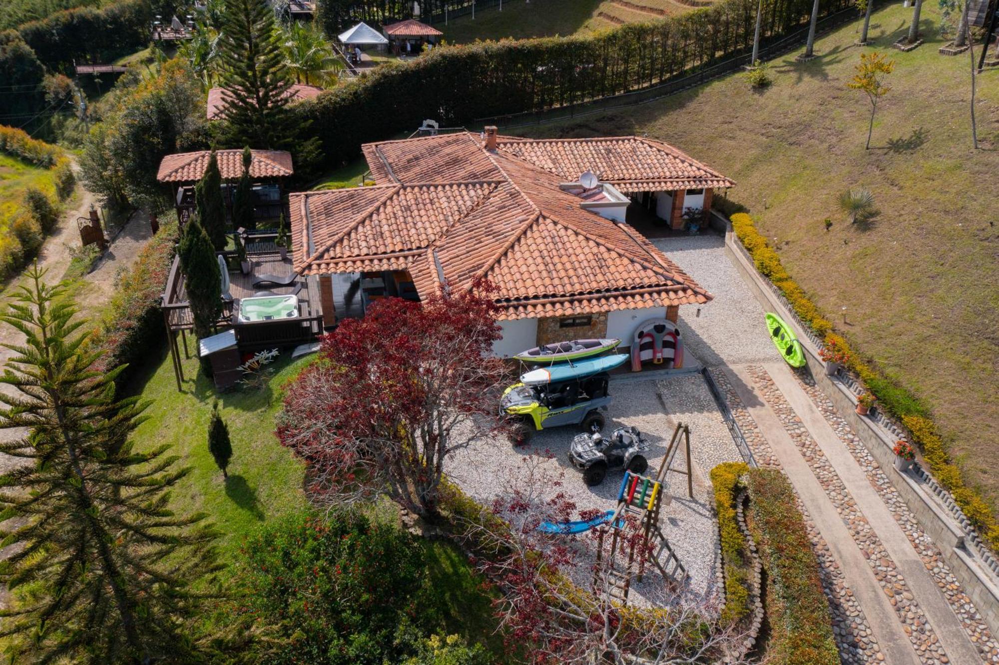 Vila Casa Campestre Montecarlo Guatape- Desayuno A Pareja Exteriér fotografie