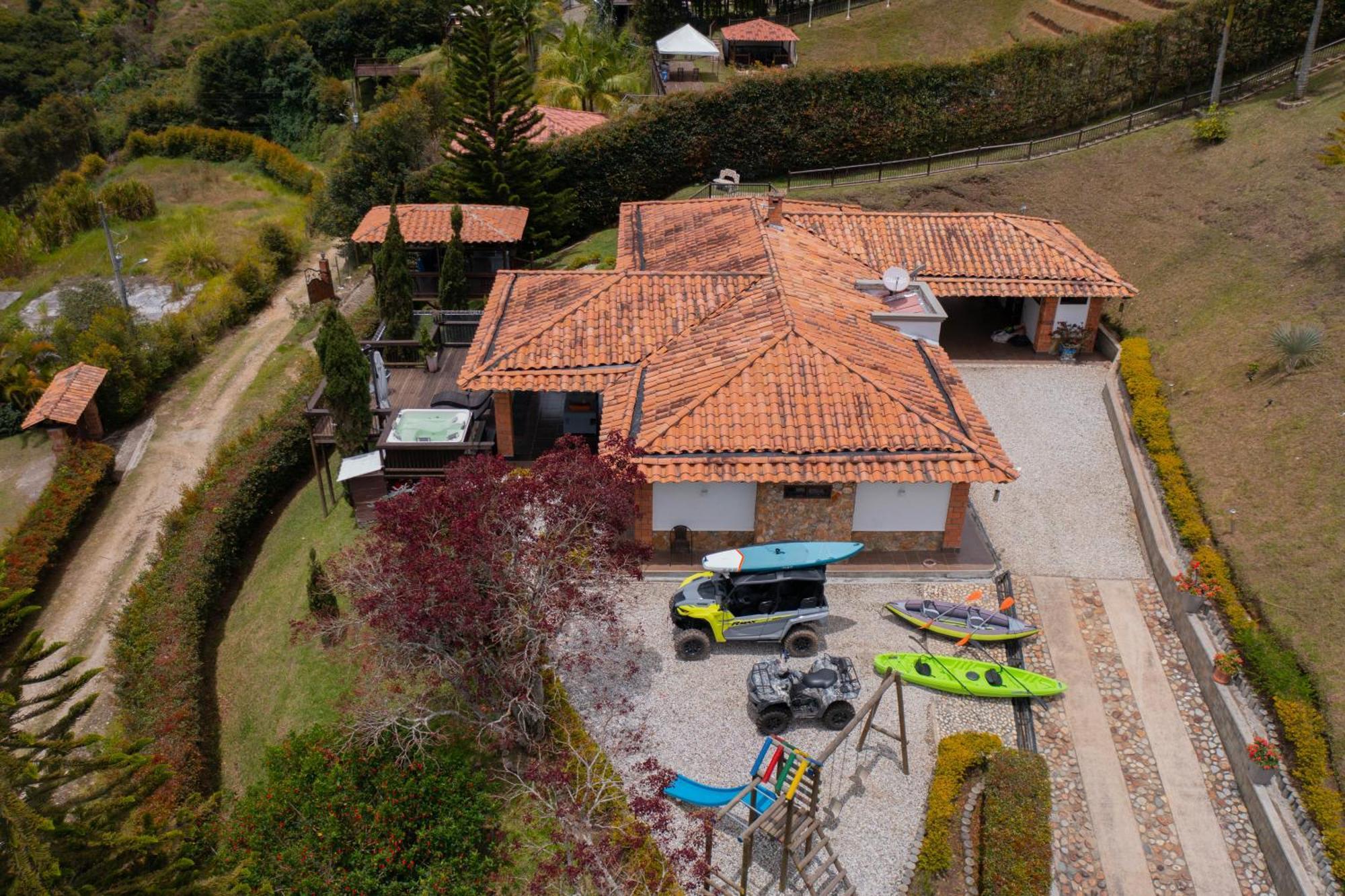 Vila Casa Campestre Montecarlo Guatape- Desayuno A Pareja Exteriér fotografie