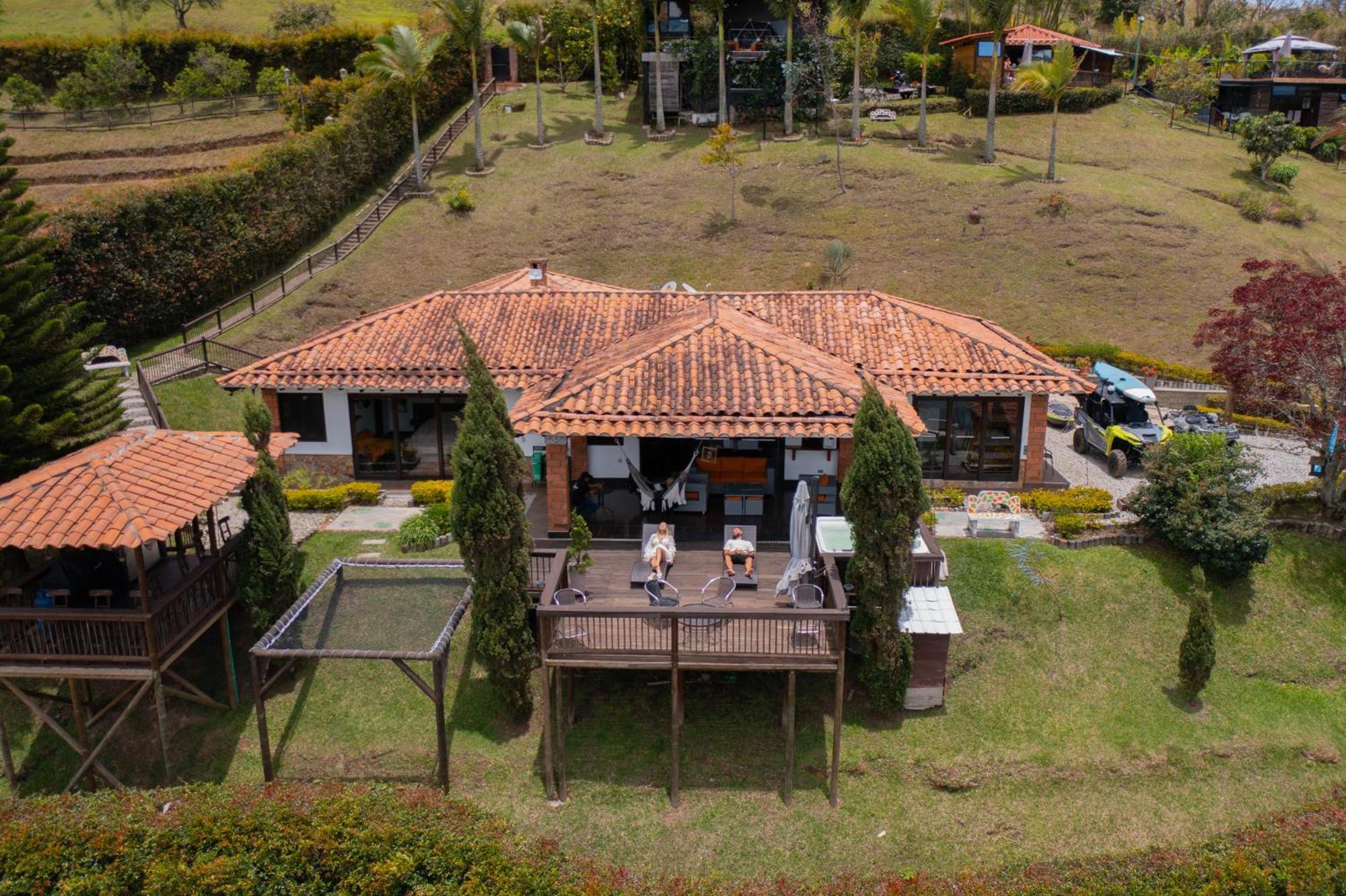 Vila Casa Campestre Montecarlo Guatape- Desayuno A Pareja Exteriér fotografie